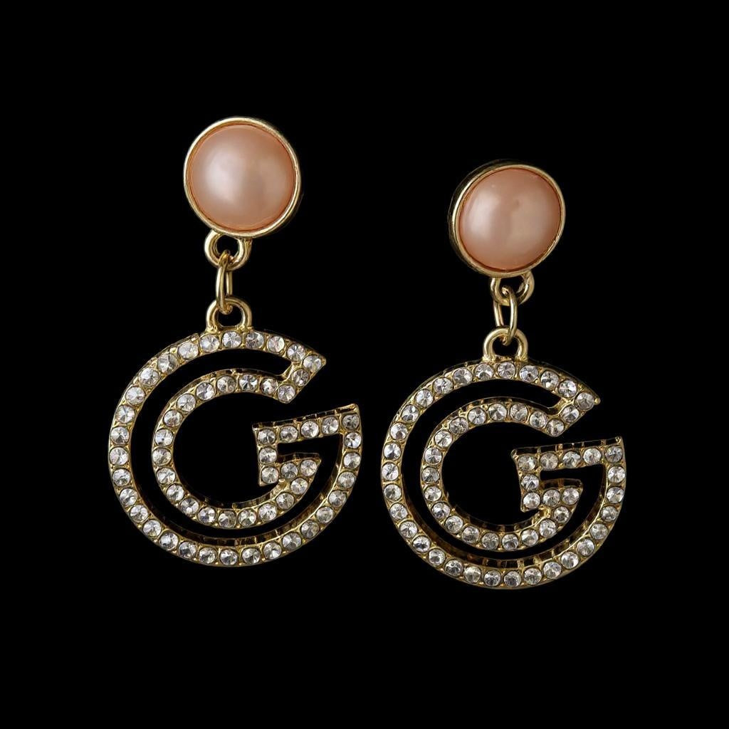Glow Letter Earrings