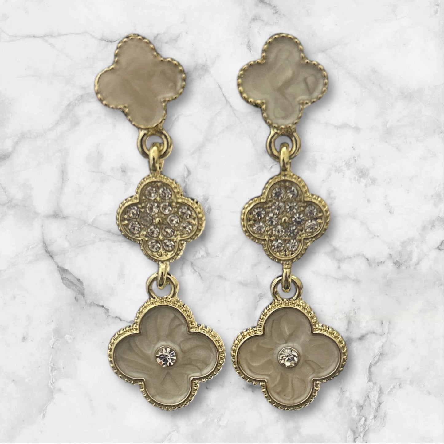 Lucky Clover Glow Studs