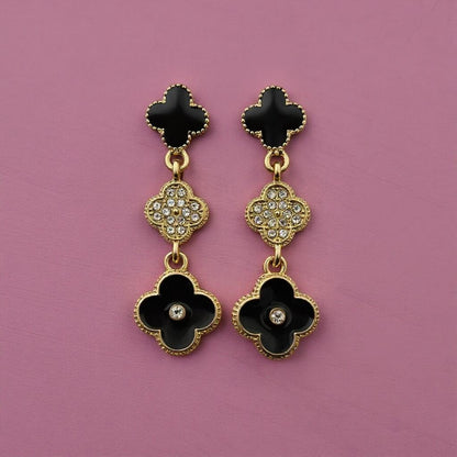 Lucky Clover Glow Studs