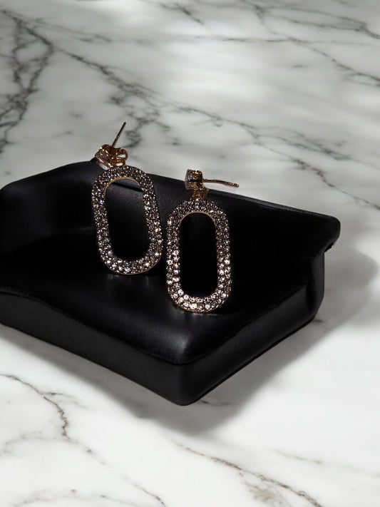 Oval Luxe Studs